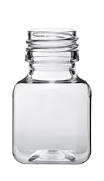 Lille flaske i PET på 50 ml