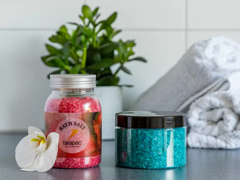 PET-krukker perfekt til badeprodukter
