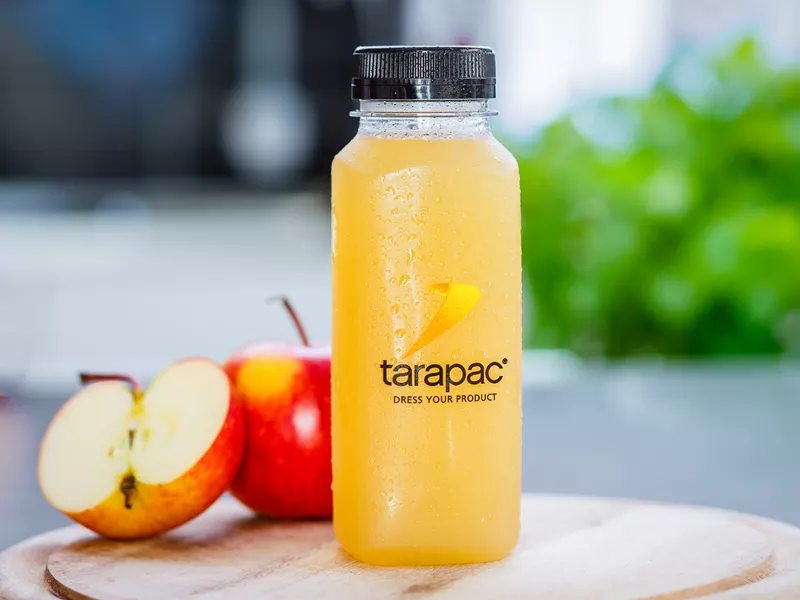 Juiceflaske i PET, der er perfekt til juice eller andre drikkevarer