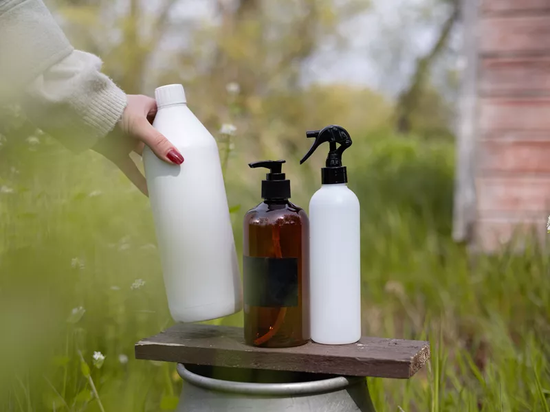 Plastflasker til forskellige produkter